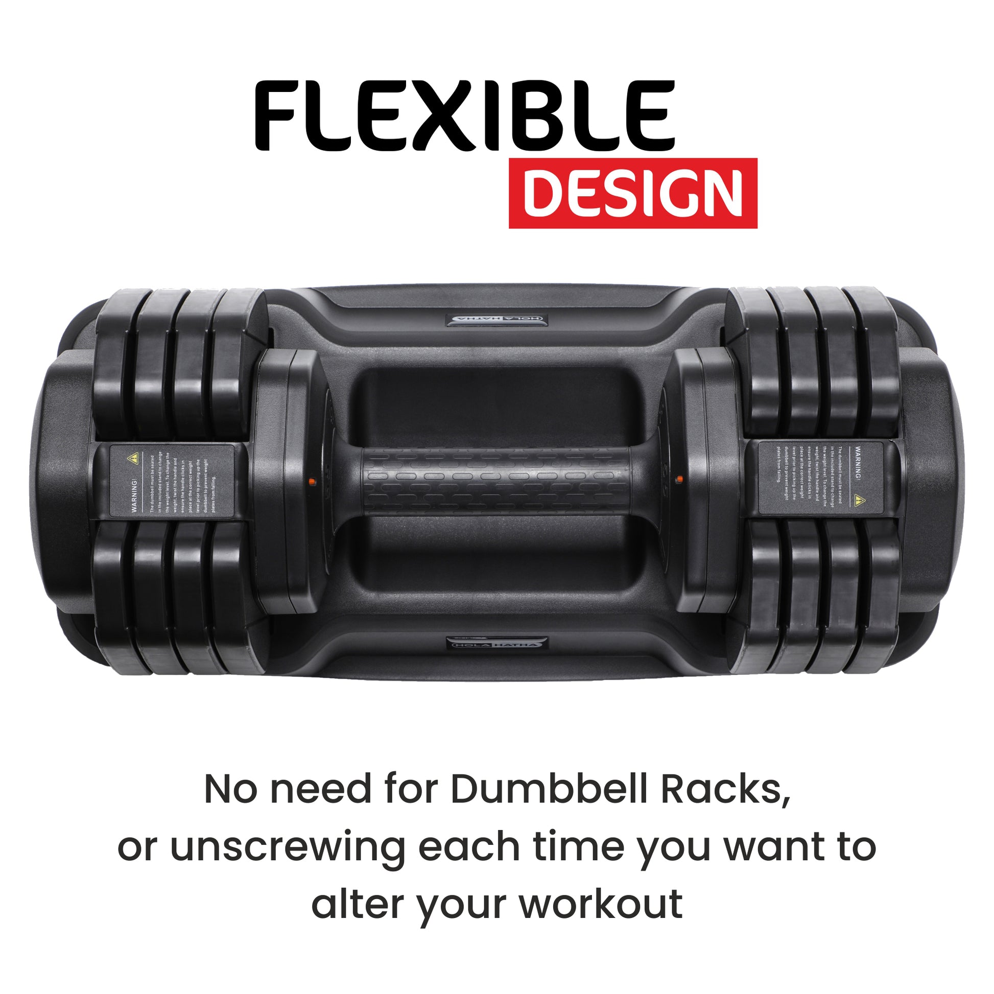 5-In-1 Adjustable Dumbbell Home Workout Equipment (2 Pack)