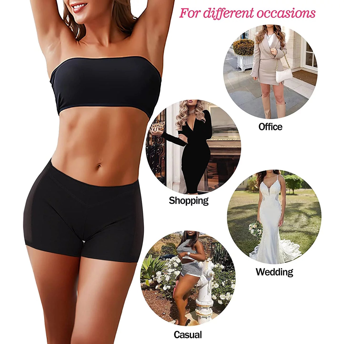 Women Butt Lifter Body Shaper Booty Enhancer Lifting Underwear Net Yarn Panties Instantly Gives You a Bigger Butt Shorts